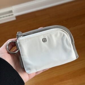 Lululemon Double Zip Clippable Card Pouch